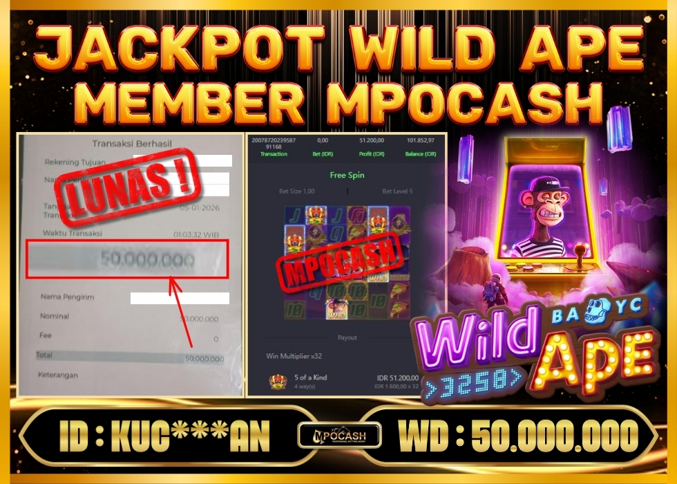 MPOCASH JACKPOT WILD APE